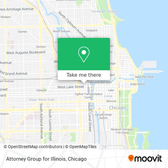 Mapa de Attorney Group for Illinois