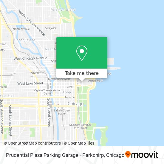 Prudential Plaza Parking Garage - Parkchirp map