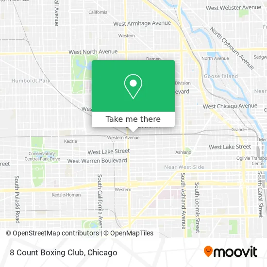 8 Count Boxing Club map