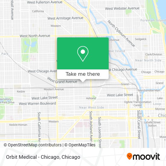 Mapa de Orbit Medical - Chicago