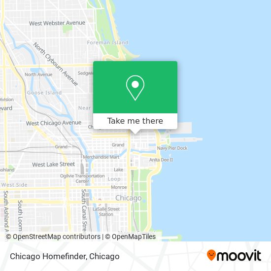 Mapa de Chicago Homefinder