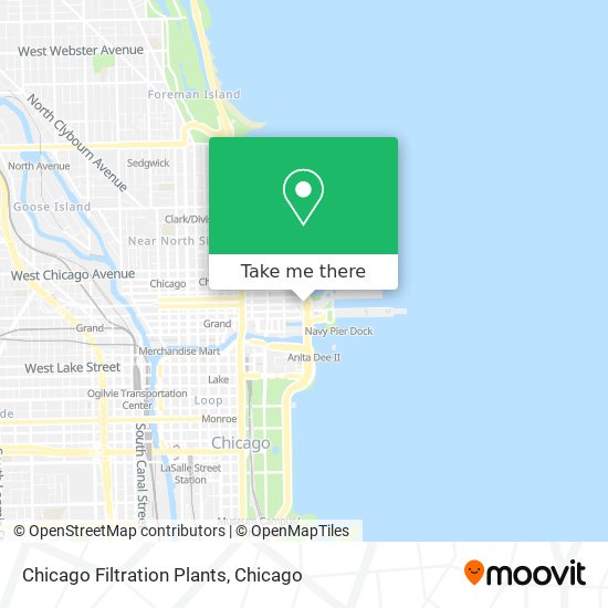 Chicago Filtration Plants map