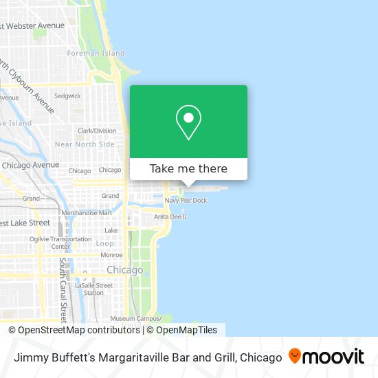 Mapa de Jimmy Buffett's Margaritaville Bar and Grill