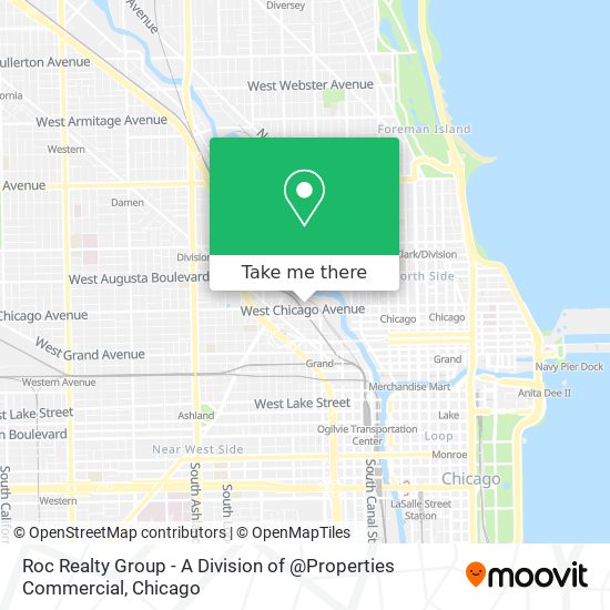 Roc Realty Group - A Division of @Properties Commercial map