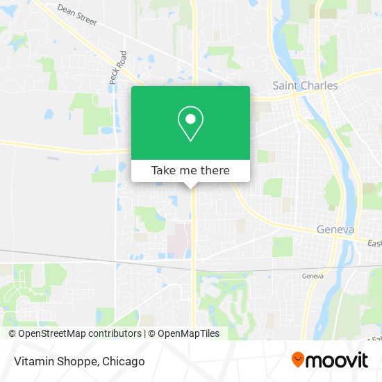 Mapa de Vitamin Shoppe