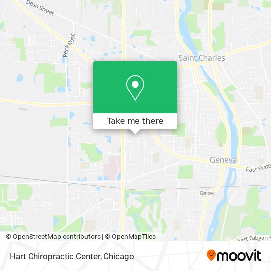 Hart Chiropractic Center map