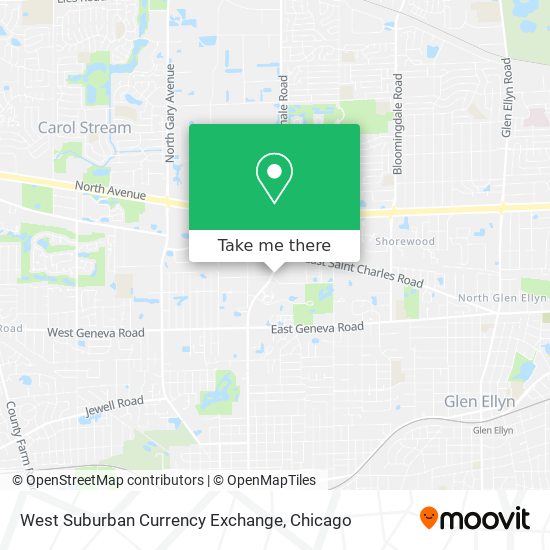 Mapa de West Suburban Currency Exchange