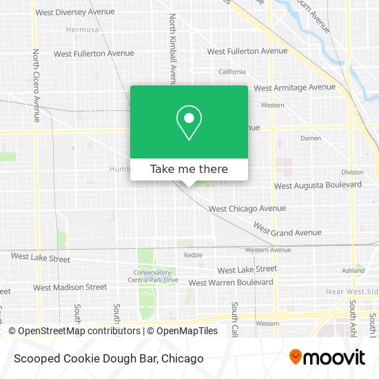 Scooped Cookie Dough Bar map