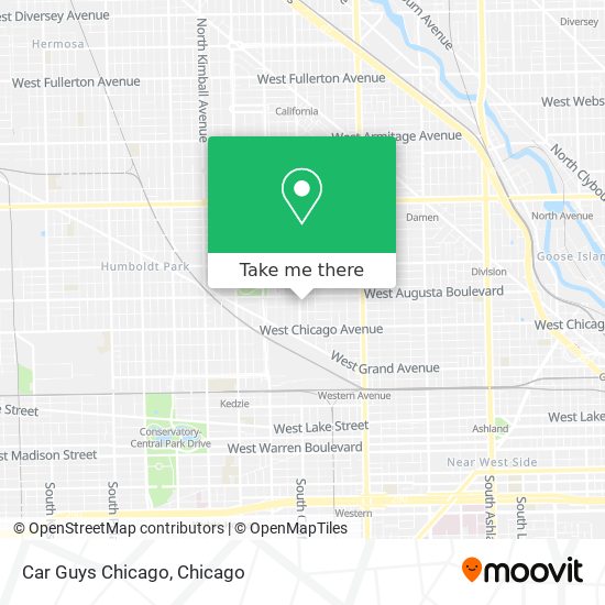 Mapa de Car Guys Chicago