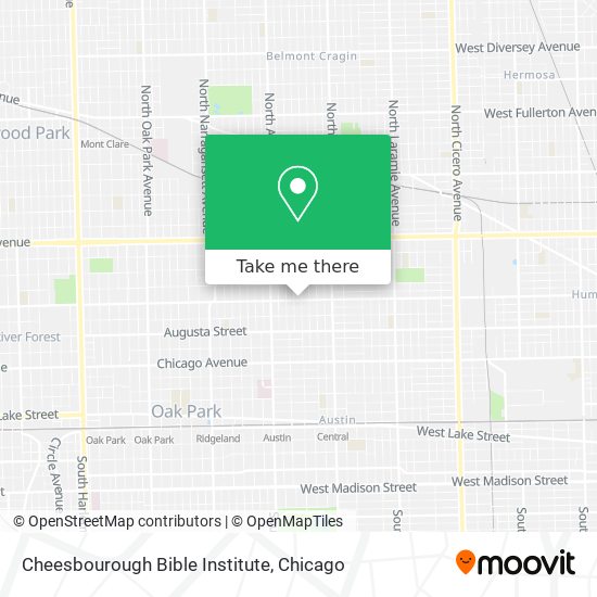 Cheesbourough Bible Institute map