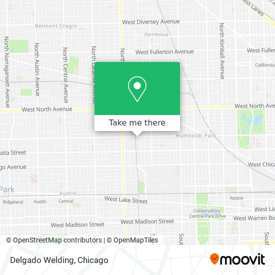 Delgado Welding map