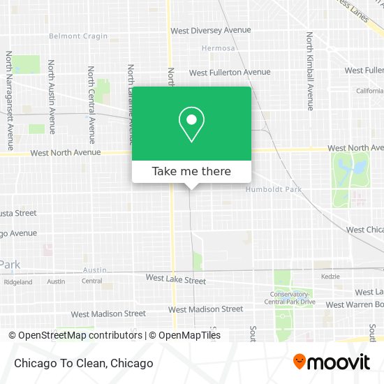 Mapa de Chicago To Clean