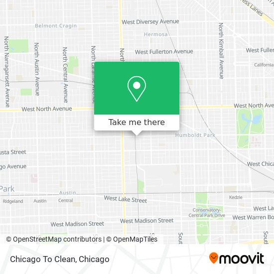 Chicago To Clean map