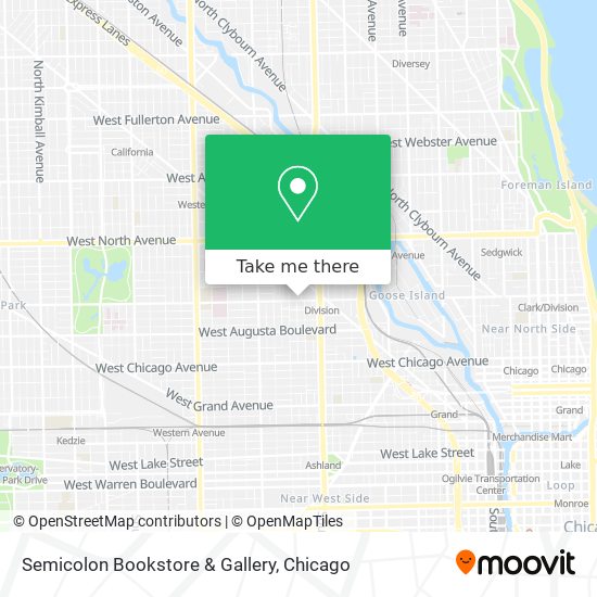 Semicolon Bookstore & Gallery map