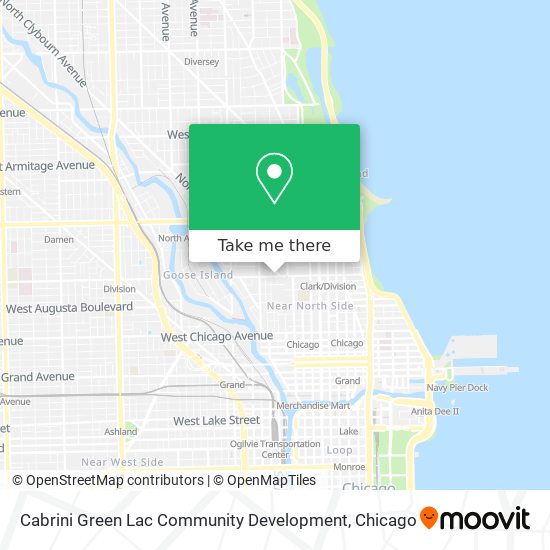 Cabrini Green Lac Community Development map