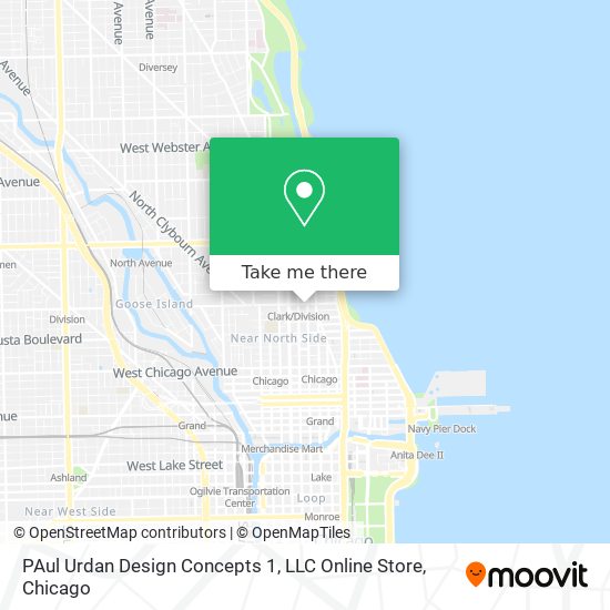Mapa de PAul Urdan Design Concepts 1, LLC Online Store