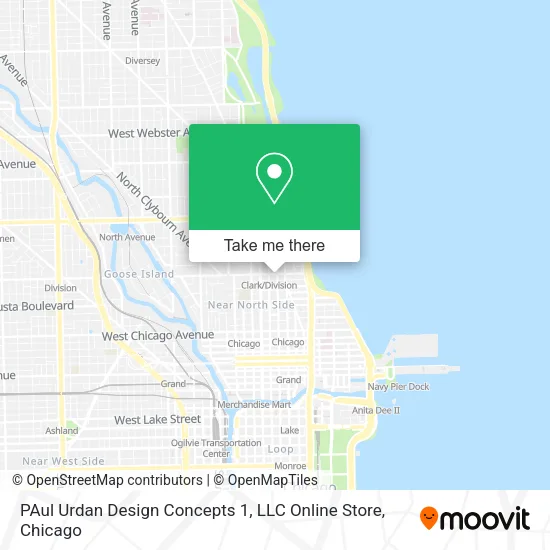 PAul Urdan Design Concepts 1, LLC Online Store map