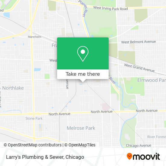 Larry's Plumbing & Sewer map