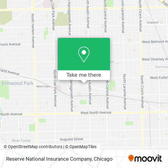 Mapa de Reserve National Insurance Company