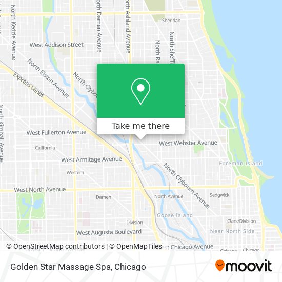 Golden Star Massage Spa map