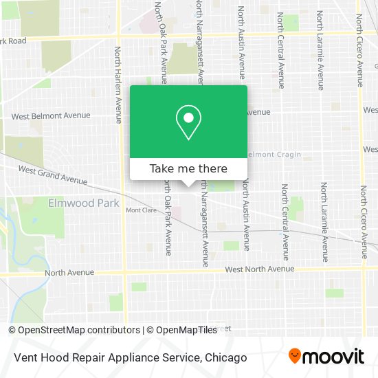 Mapa de Vent Hood Repair Appliance Service