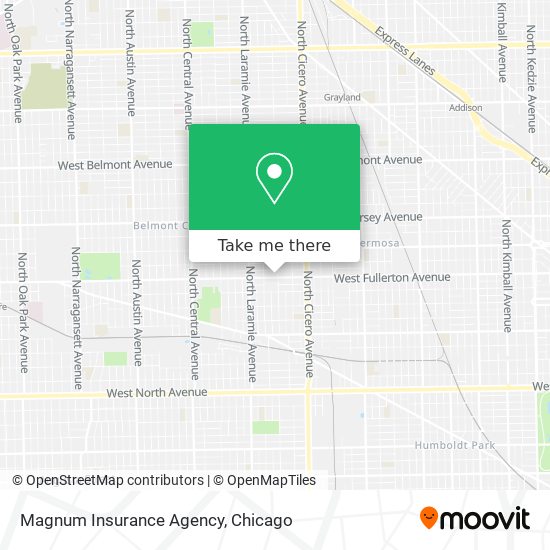 Magnum Insurance Agency map