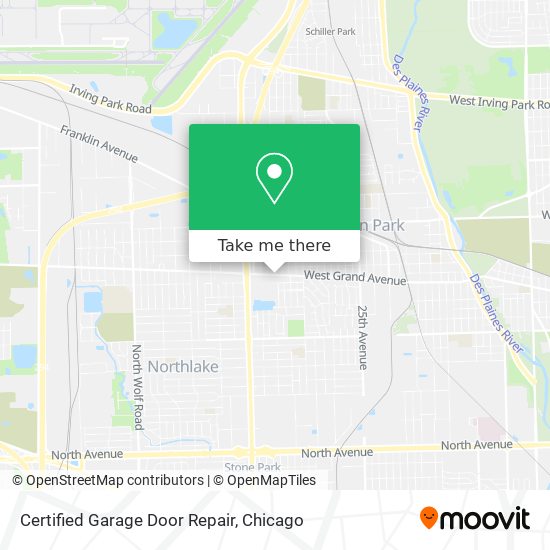 Certified Garage Door Repair map