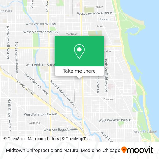 Midtown Chiropractic and Natural Medicine map