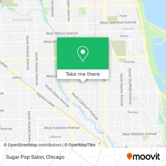 Sugar Pop Salon map