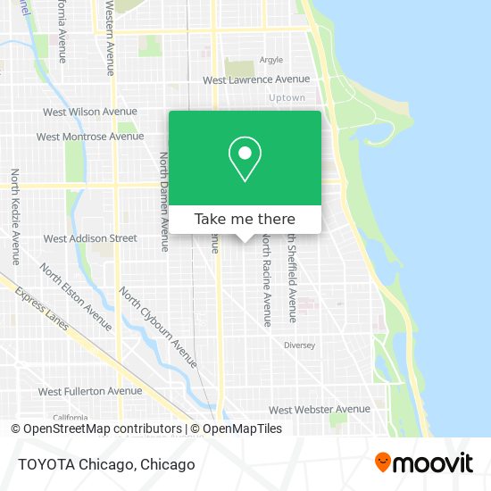 Mapa de TOYOTA Chicago