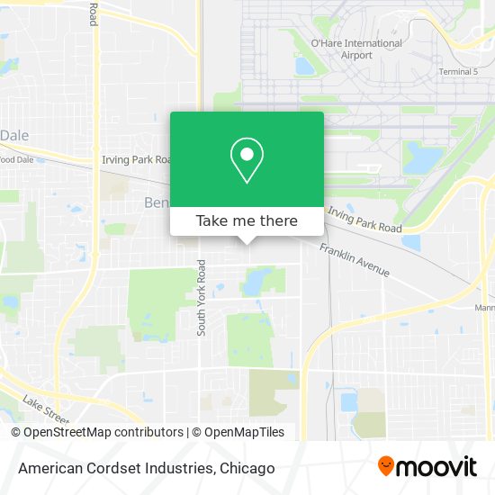 American Cordset Industries map