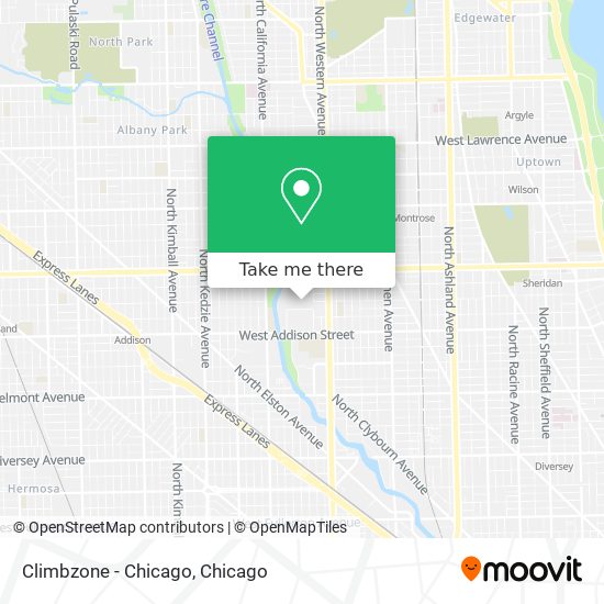 Mapa de Climbzone - Chicago
