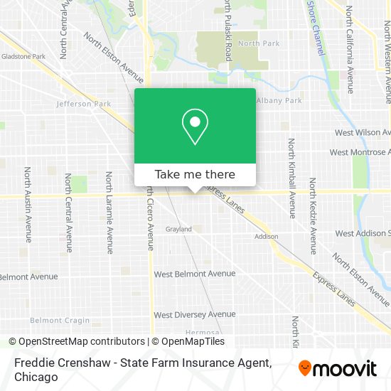 Freddie Crenshaw - State Farm Insurance Agent map