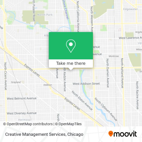 Creative Management Services map