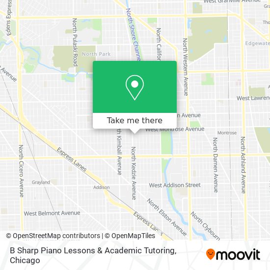 B Sharp Piano Lessons & Academic Tutoring map