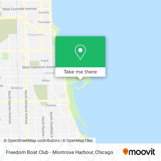Freedom Boat Club - Montrose Harbour map