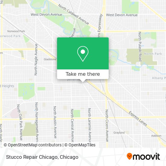 Stucco Repair Chicago map