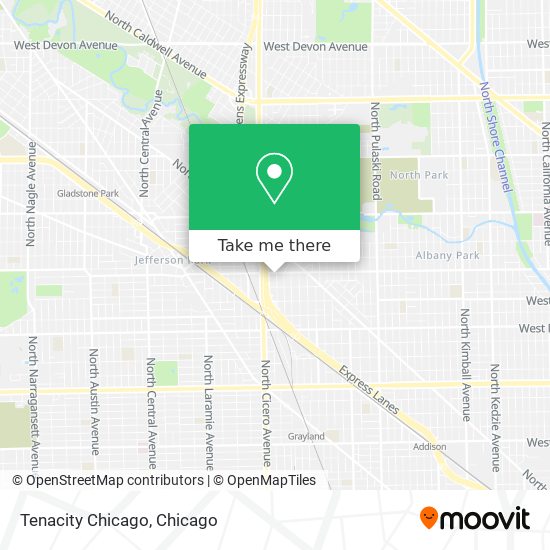 Tenacity Chicago map