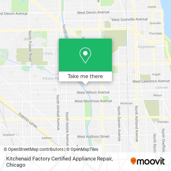 Kitchenaid Factory Certified Appliance Repair map