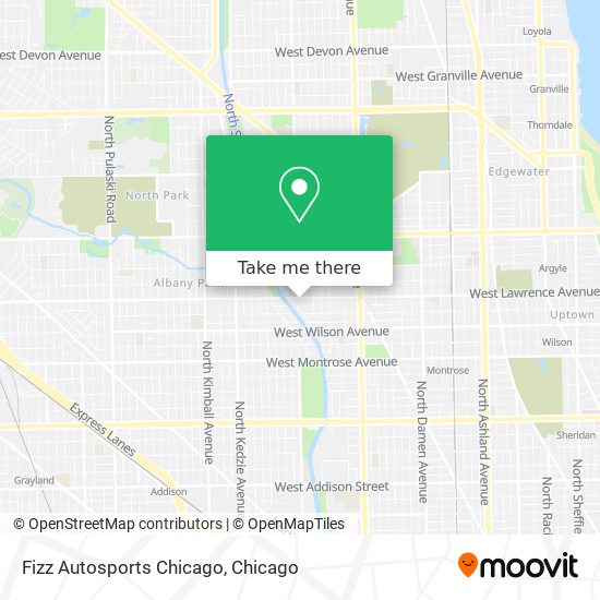 Fizz Autosports Chicago map