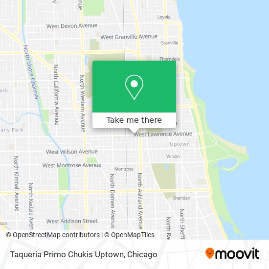 Taqueria Primo Chukis Uptown map