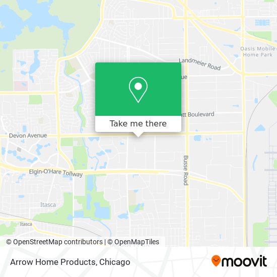 Arrow Home Products map