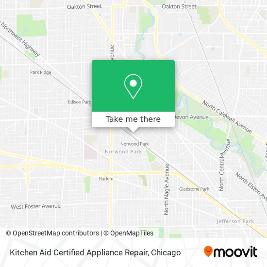 Kitchen Aid Certified Appliance Repair map