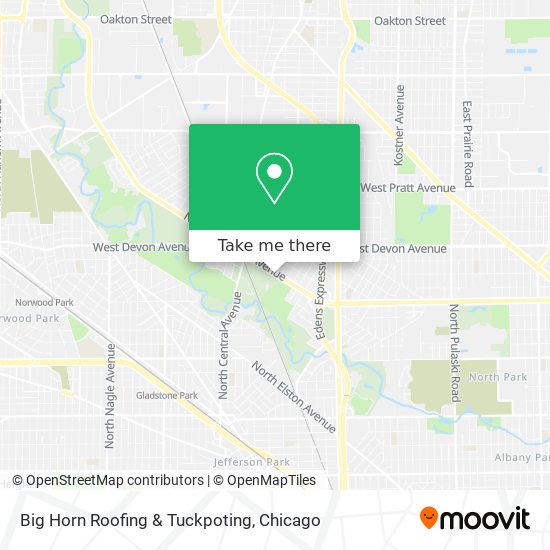 Big Horn Roofing & Tuckpoting map