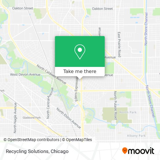 Recycling Solutions map