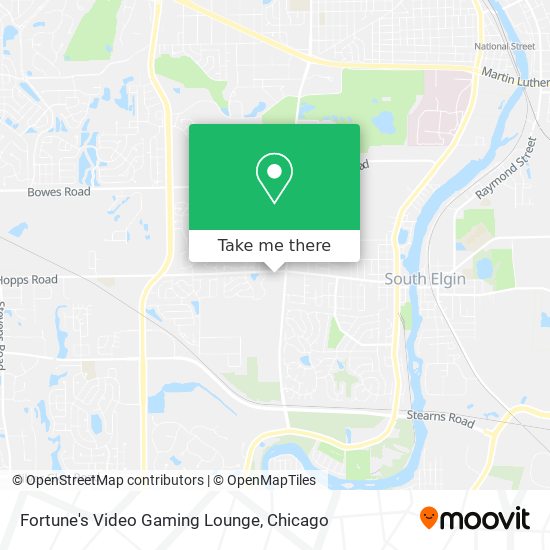 Fortune's Video Gaming Lounge map