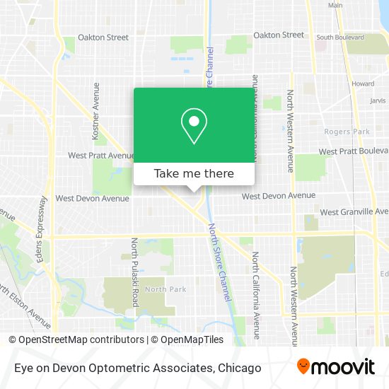 Eye on Devon Optometric Associates map