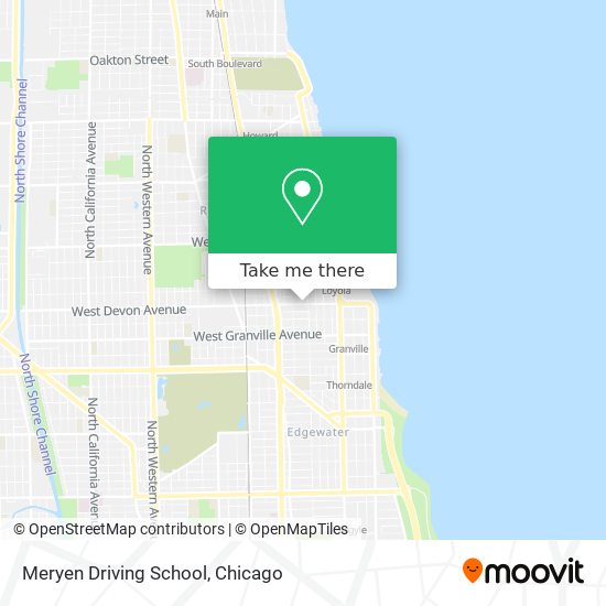 Meryen Driving School map