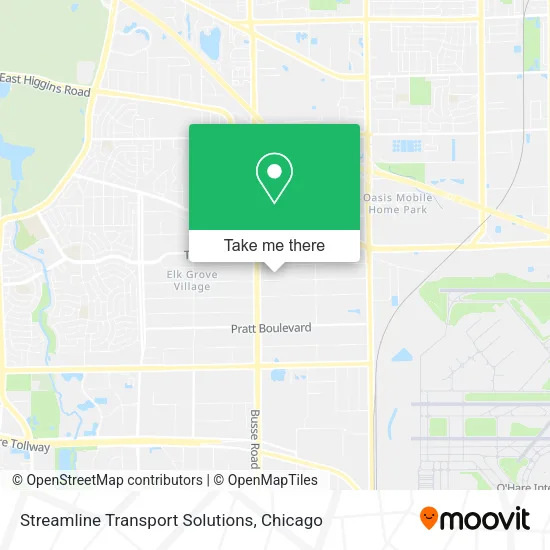 Streamline Transport Solutions map