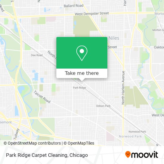 Park Ridge Carpet Cleaning map
